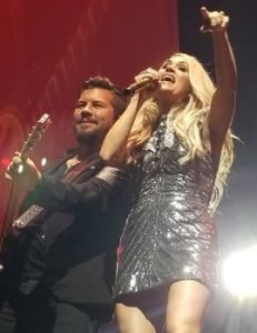 Chad Jeffers and Carrie Underwood